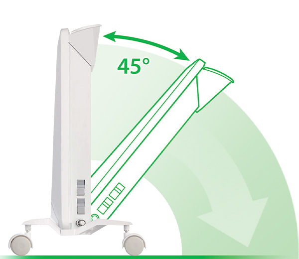 Termoconvettore Elettrico Heat Max Sensore Ribaltamento