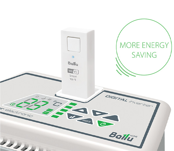 Termoconvettore Elettrico Inverter Wifi Rapid Modulo Wifi